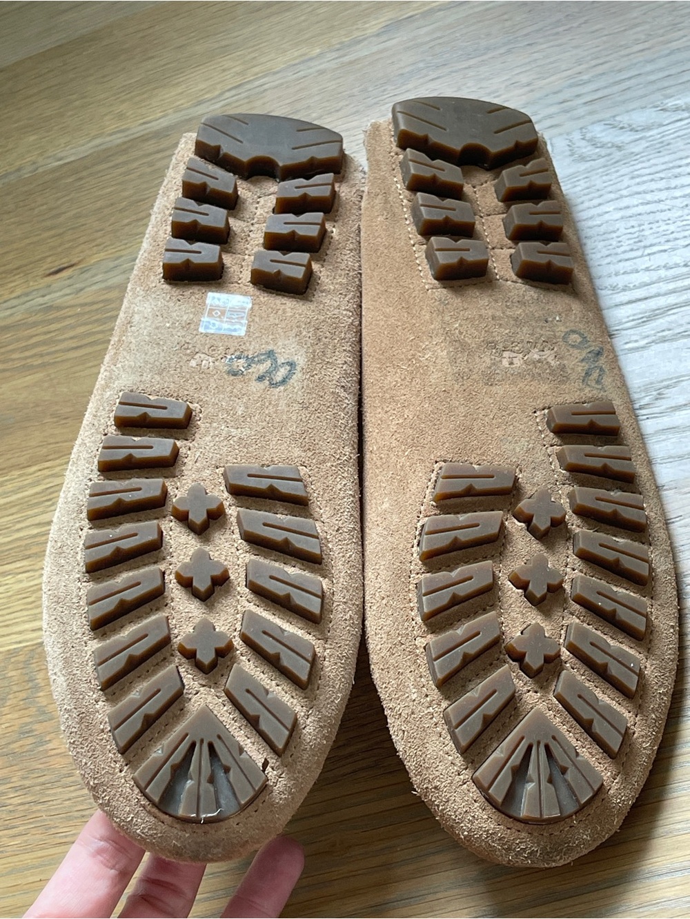 Coach Suede Moccasin Loafers in Light Brown - Picture 4 of 7